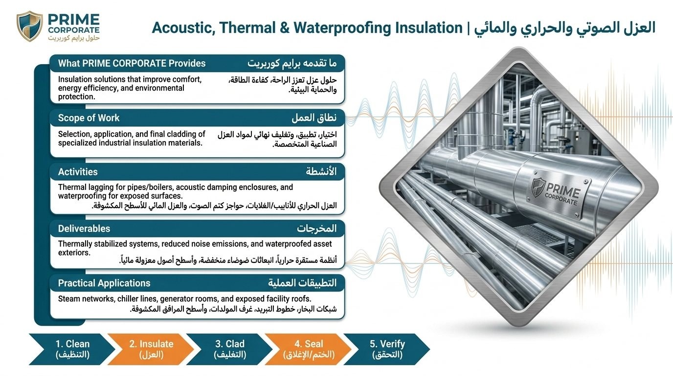 Acoustic, Thermal & Waterproofing Insulation Services