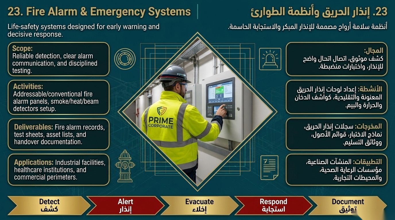 Fire Protection & Firefighting Systems - Technical Coordination