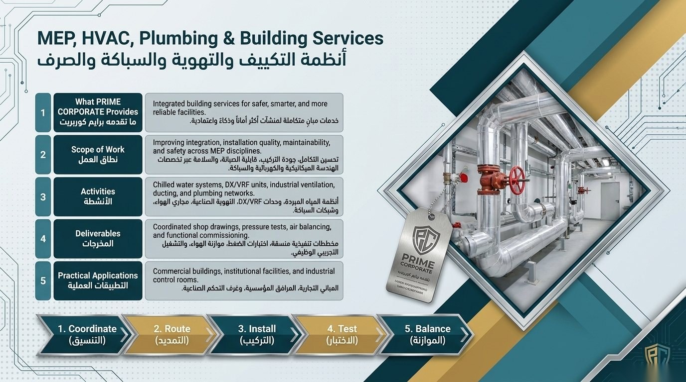 MEP, HVAC, Plumbing & Building Services