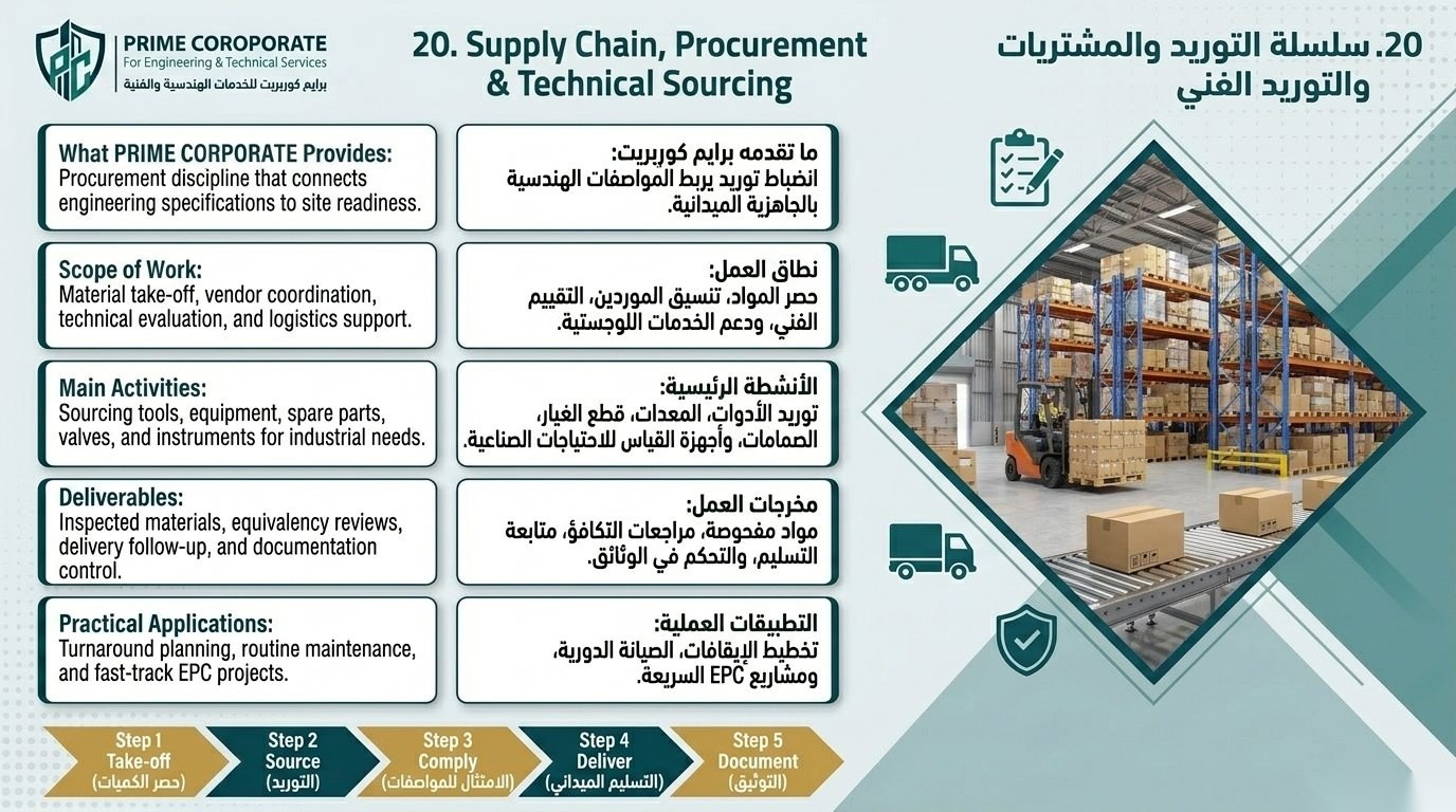 Supply Chain, Procurement & Technical Sourcing